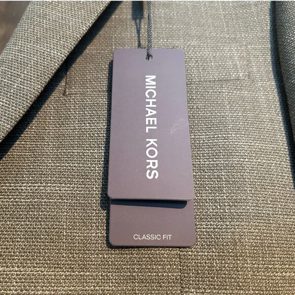 NWT Michael Kors Classic Fit Stretch Kent Sport Coat – Tan – Men’s 38R - Picture 2 of 13